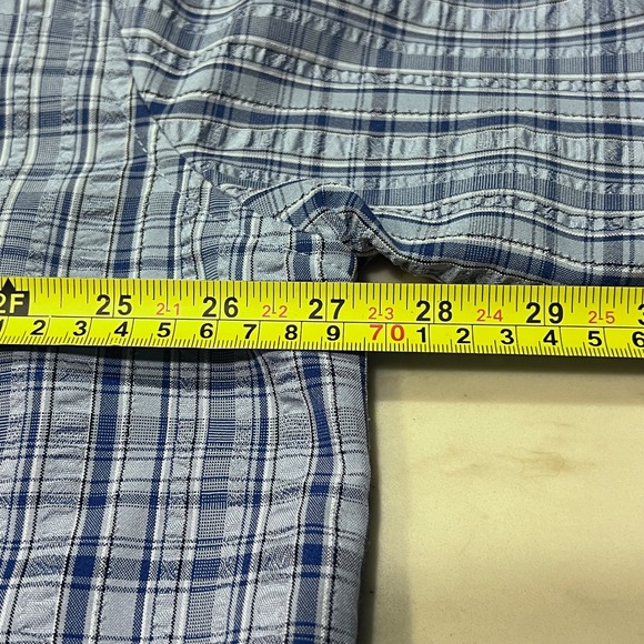 Blackhawk Warrior Wear 1700 Mens XL Blue Plaid Tactical Short Sleeve Shirt CCW - Picture 5 of 10